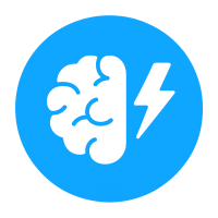 White pill icon inside a blue circle, representing what modafinil is