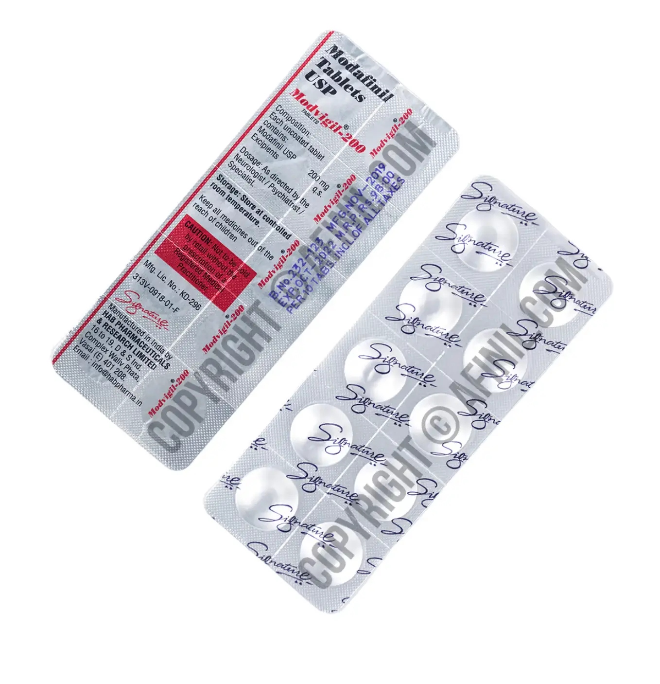 Modvigil 200mg tablets - HAB Pharma modafinil generic