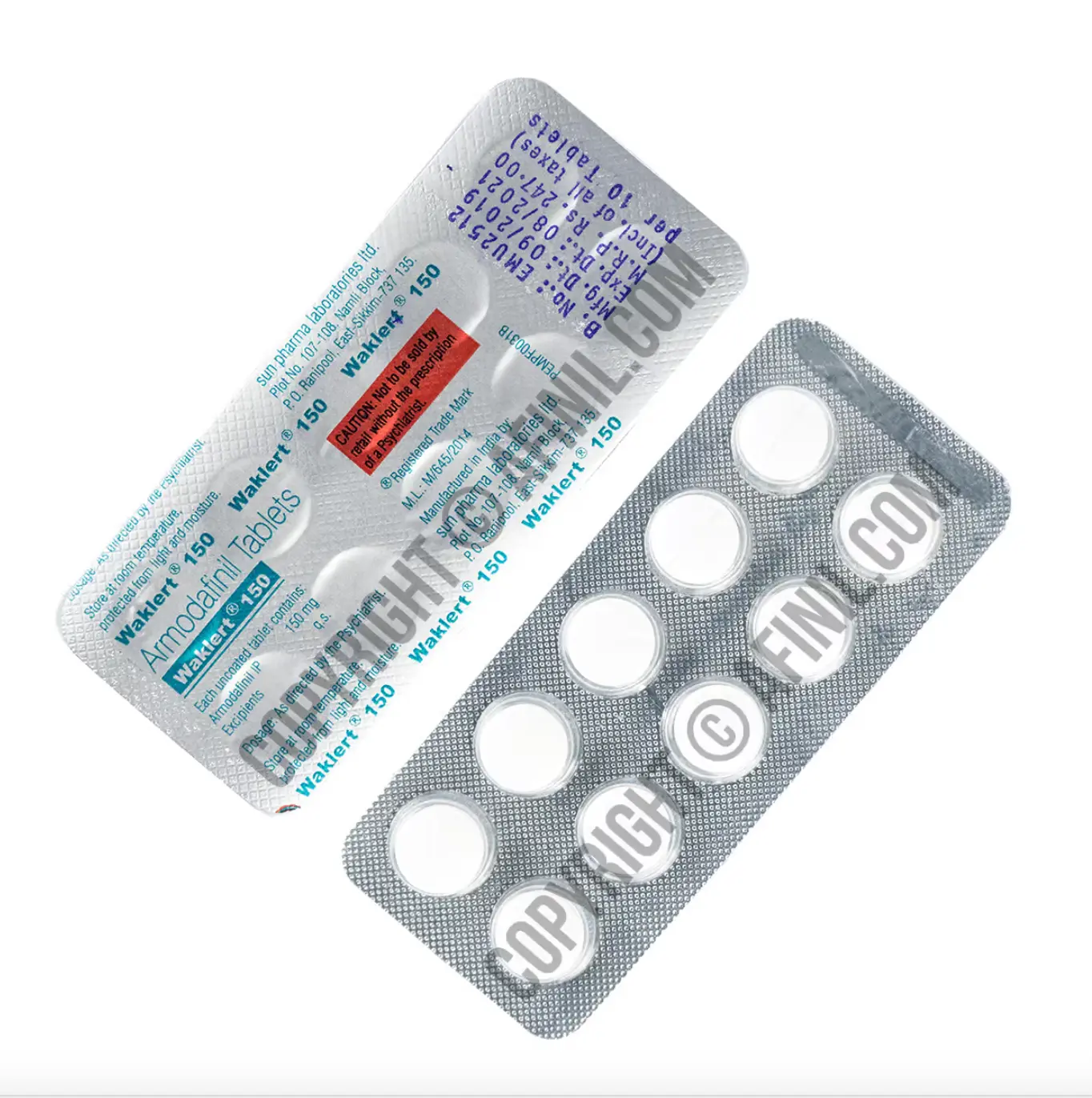 Waklert 150mg tablets - Sun Pharma armodafinil generic