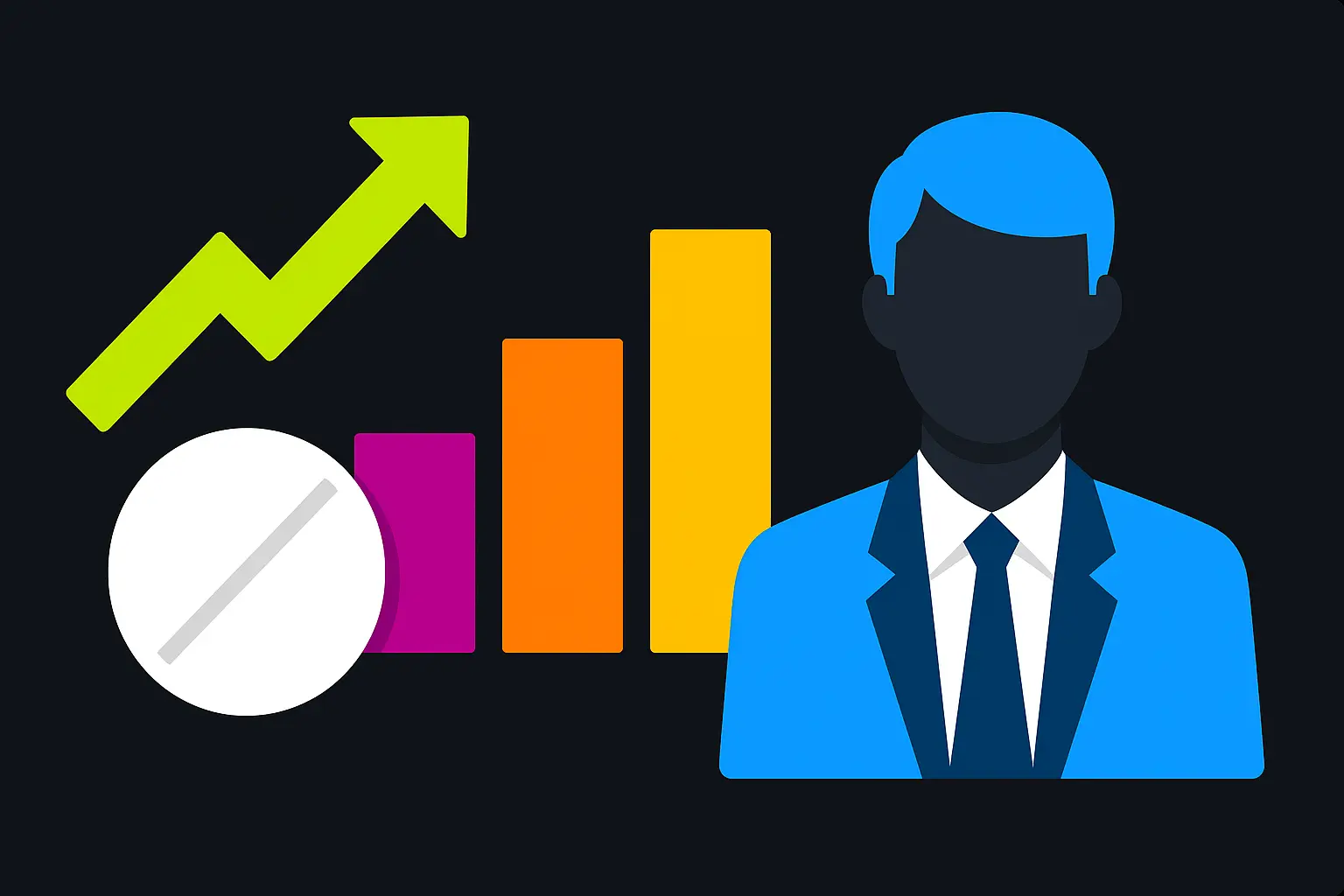 Infographic showing the rise in modafinil use among professionals, with statistics like 84% for focus improvement and 42% surge during COVID-19, displayed in a modern, clean data visualization style