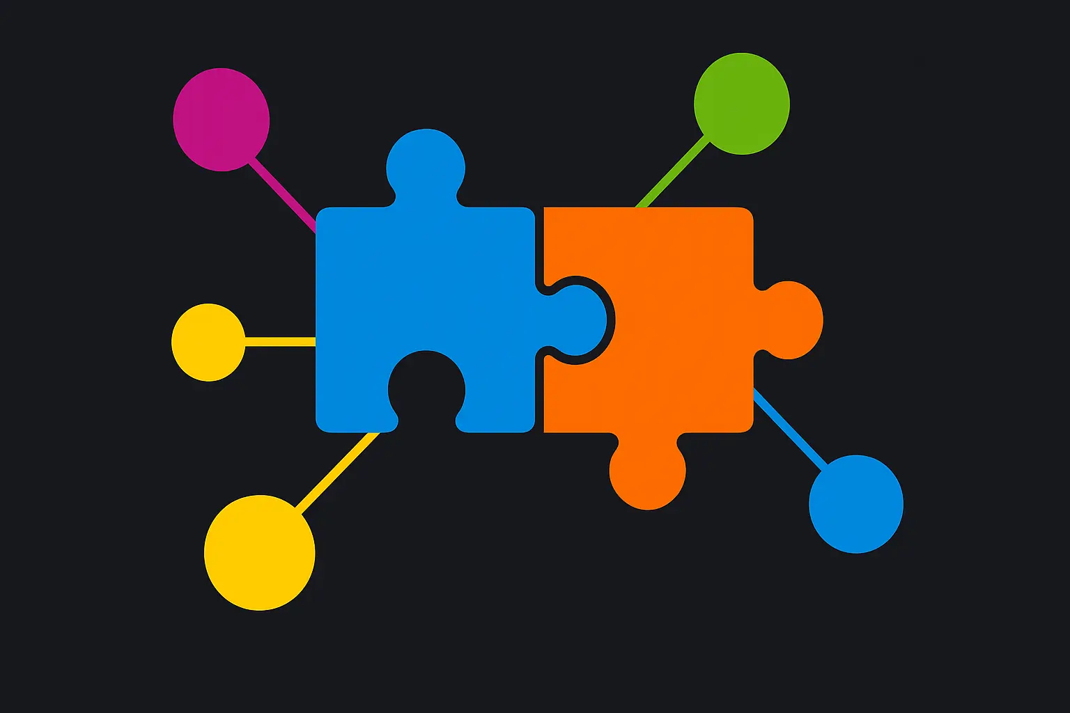 Abstract visual representing a puzzle or interconnected nodes, symbolizing the complex nature of modafinil non-response